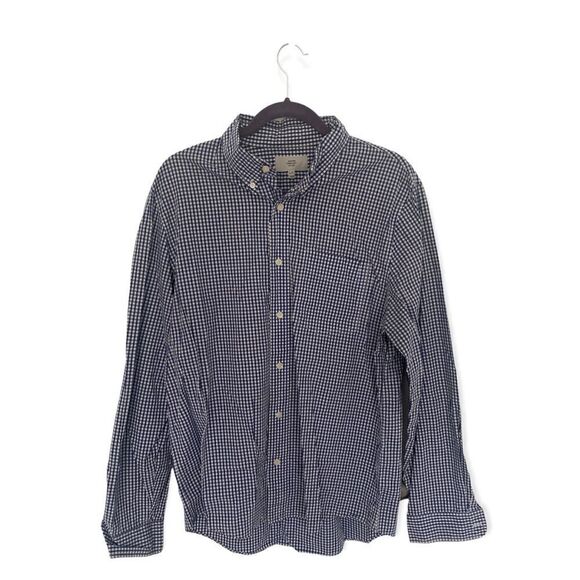 Jack Spade Warren Street SZ XL blue and white checkered button down shirt - Picture 3 of 4